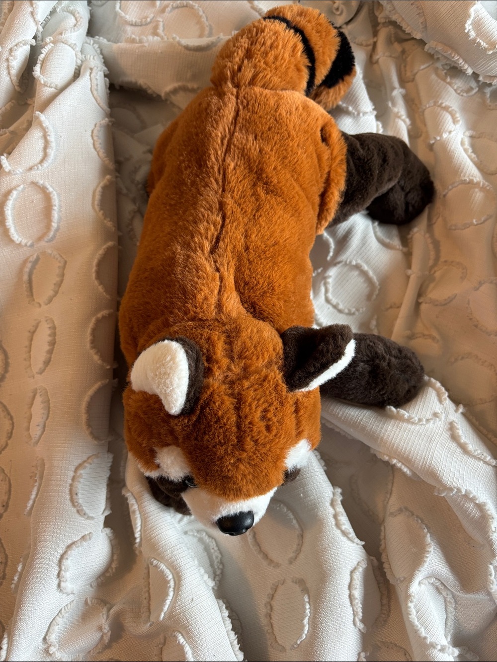FAO Schwarz Red Panda Plush - Orange, Brown, White
